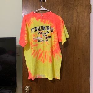Ft. Walton beach tye-dye t-shirt